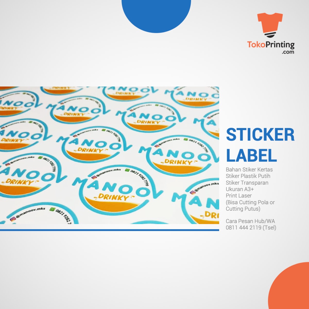 Stiker Label Makassar